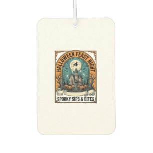 Halloween Party Shirt Spooky Feast Haunted House_1 Car Air Freshener