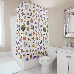 Halloween Party Shower Curtain