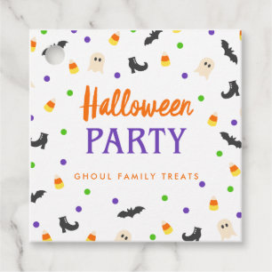 Halloween Party Spooky Celebration Favour Tags