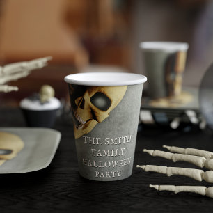 Halloween Party Spooky Skull Paper Cups