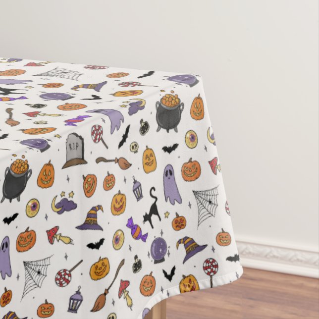 Halloween Party Tablecloth (In Situ)