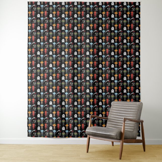 Halloween Party Tapestry (In Situ)