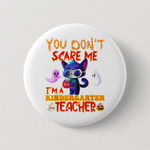 Halloween Party Tee I Don't Need A Costume I'm Mat 6 Cm Round Badge