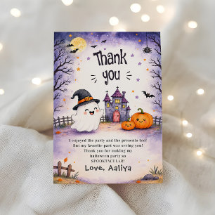 Halloween Party Thank You Card