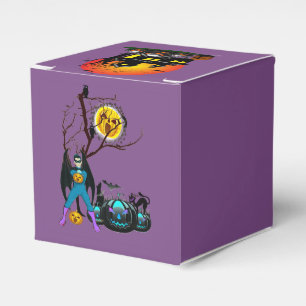 Halloween Party Time in Purple Favour Box