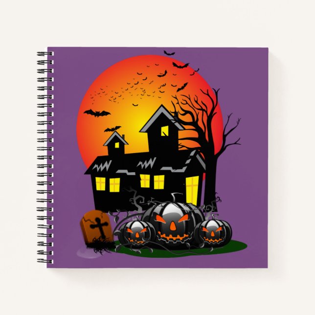 Halloween Party Time Notebook (Front)