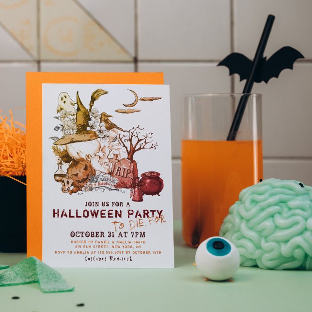 Halloween Party To Die For | Holidays Invitation (Creator Uploaded)