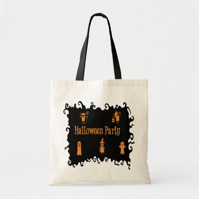 Halloween Party Tote Bag (Front)
