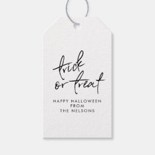 Halloween Party Trick or Treat Bag Candy Favour Gift Tags