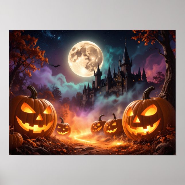 Halloween Party Trick or Treat Poster (Front)