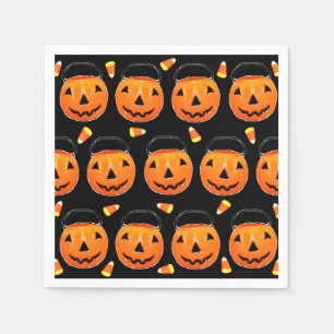 Halloween Party Vintage Trick-or-Treat Napkin
