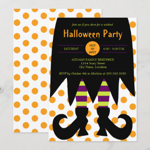 Halloween Party Witch Invitation