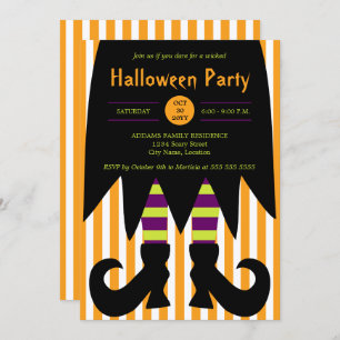 Halloween Party Witch Invitation