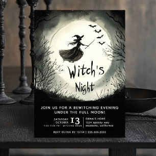 Halloween Party, Witches Night, Girls Night Invitation