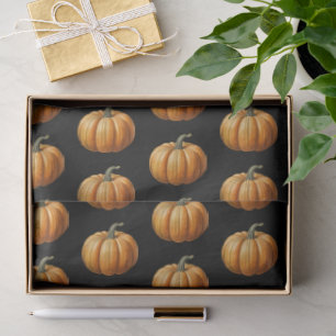 Halloween party with vintage pumpkin tissue paper