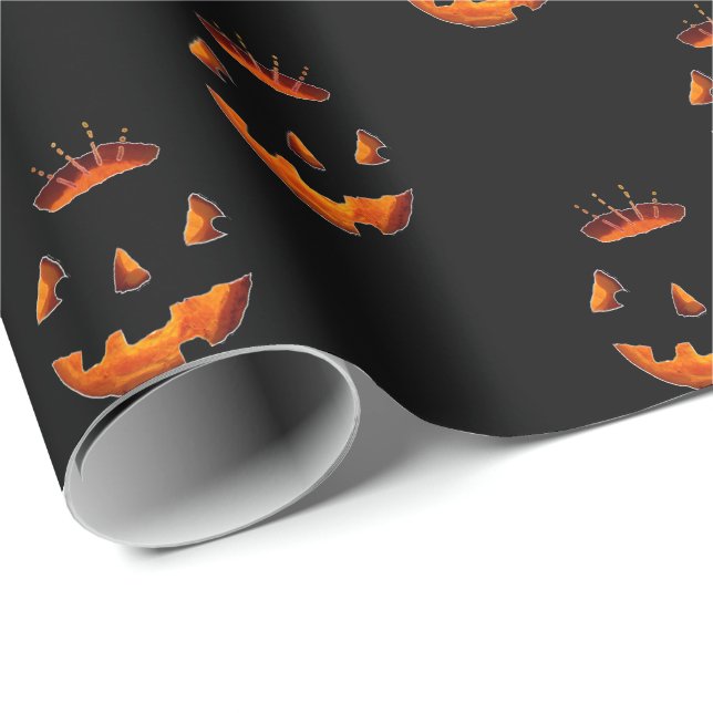 Halloween Party Wrapping Paper (Roll Corner)