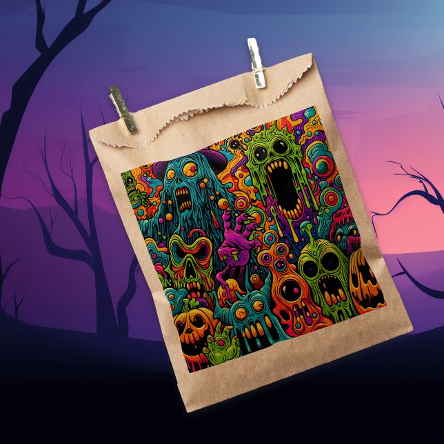 Halloween Party | Zombie and Monsters Favour Bags (Creator Uploaded)