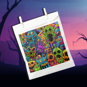 Halloween Party   Zombie and Monsters Favour Bags