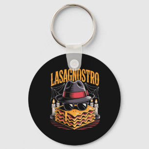 Halloween Pasta Meme Mafia Parody Funny Lasagne Ar Key Ring