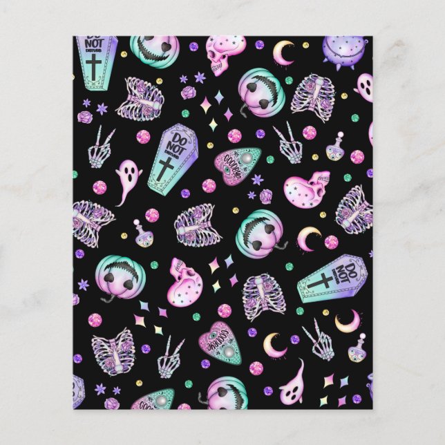 Halloween pastel gothic apothecary and graveyard (Front)