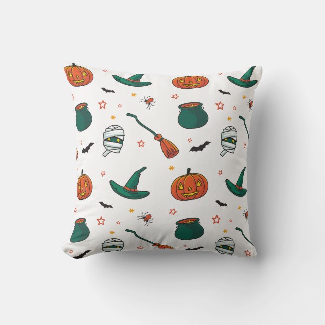 Halloween Pattern 12 Cushion (Front)