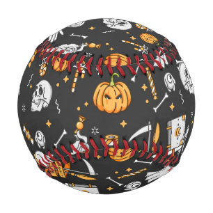 Halloween Pattern 2 Baseball