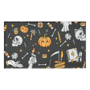 Halloween Pattern 2 Name Tag