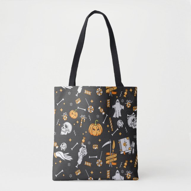 Halloween Pattern 2 Tote Bag (Front)