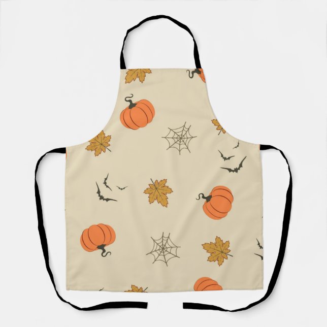 Halloween pattern apron (Front)