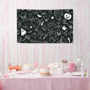 Halloween Pattern Banner