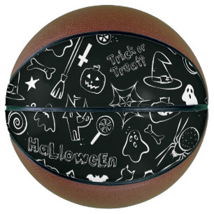 Halloween Pattern Basketball