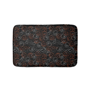 Halloween Pattern Bath Mat
