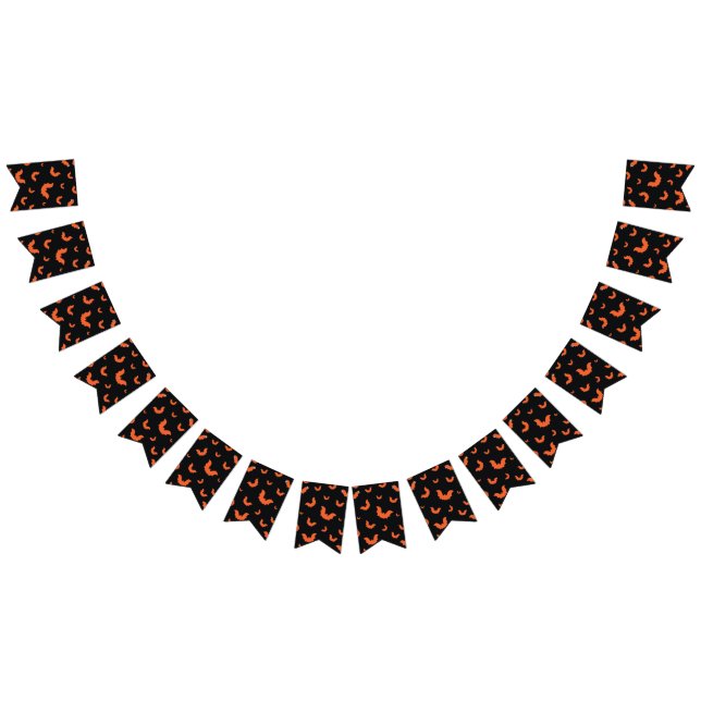 Halloween pattern bunting  (All)