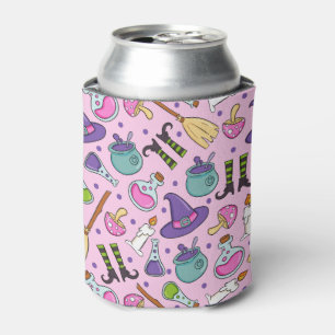 Halloween Pattern Can Cooler