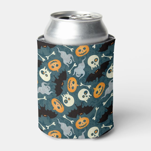Halloween pattern can cooler (Can Front)