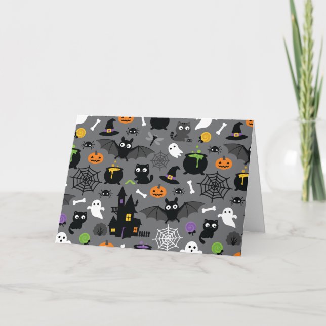 Halloween Pattern Card (Front)