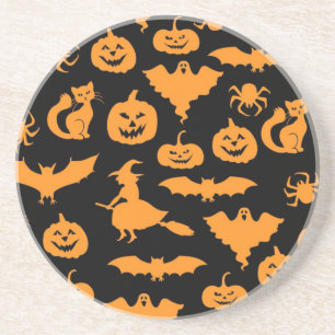 Halloween pattern coaster
