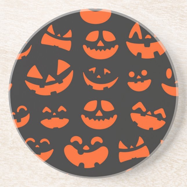 Halloween pattern coaster (Front)