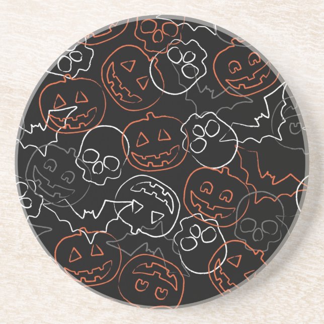 Halloween Pattern Coaster (Front)