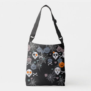 Halloween pattern crossbody bag