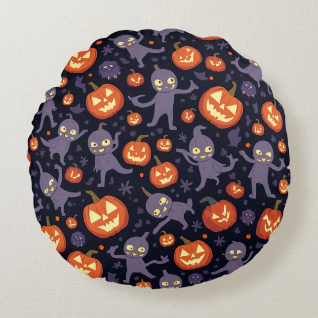 Halloween pattern cushion (Front)