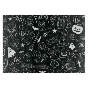 Halloween Pattern Cutting Board