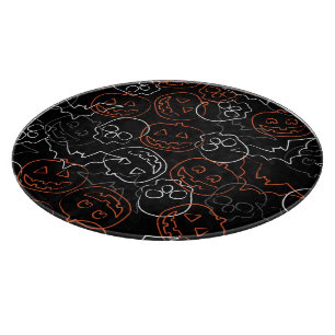 Halloween Pattern Cutting Board