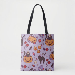 Halloween pattern decoration coffee mug tote bag