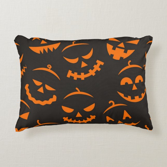 Halloween pattern decorative cushion (Front)