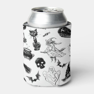 Halloween pattern design can cooler