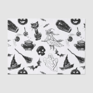 Halloween pattern design tissue paper