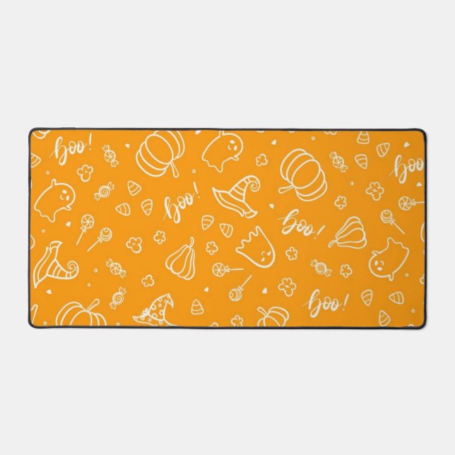 Halloween pattern desk mat (Front)