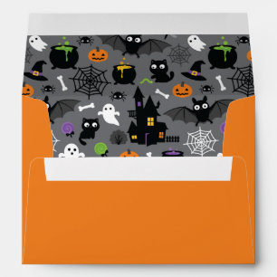 Halloween Pattern Envelope