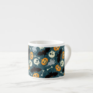 Halloween pattern espresso cup